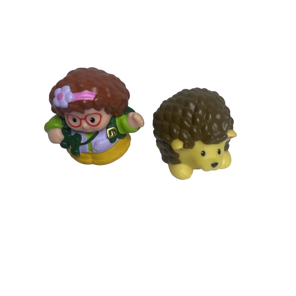 Fisher Price Little People Camping Set: Maggie Girl, Hedgehog